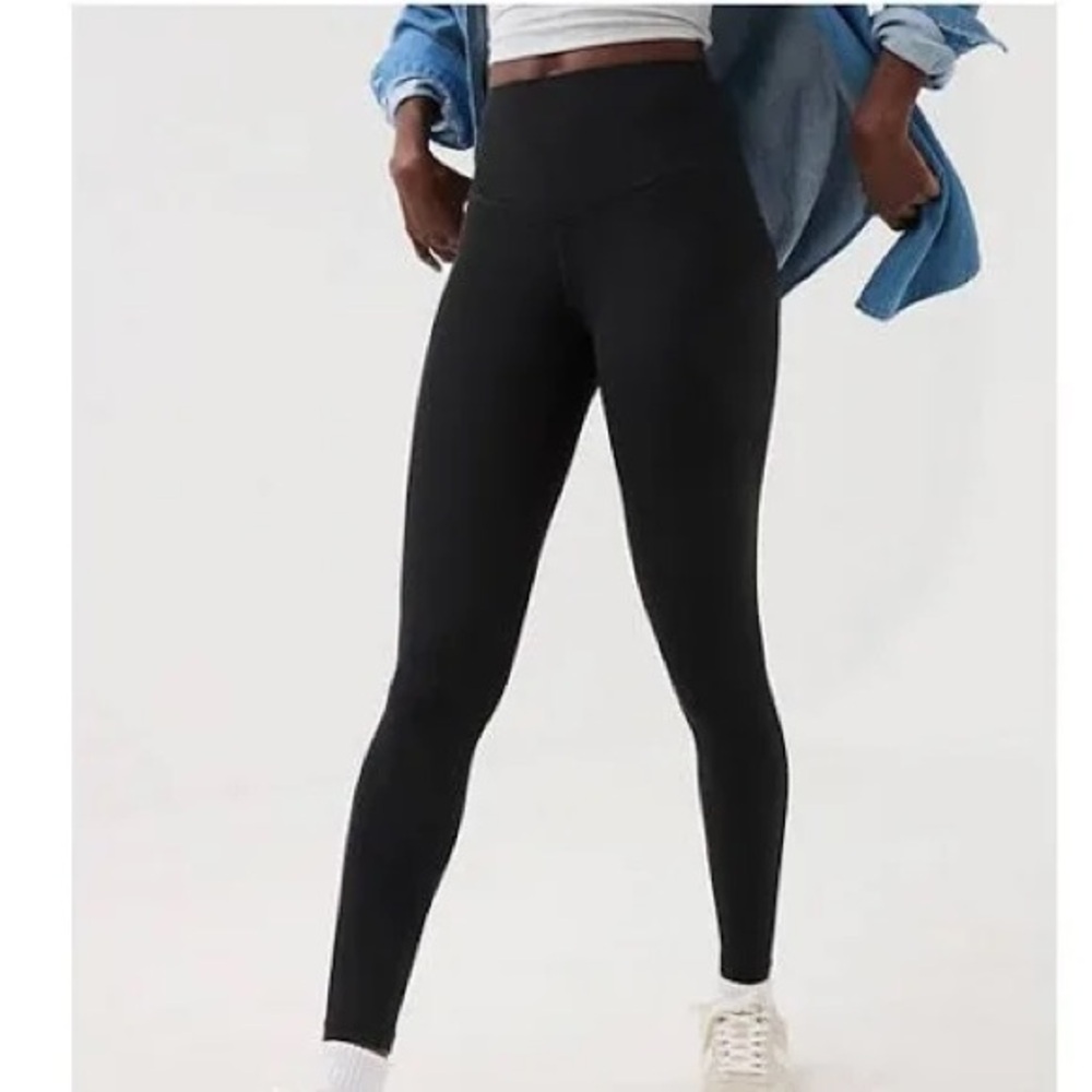 OFFLINE By Aerie Real Me XTRA High Waisted 7/8 Legging Black
